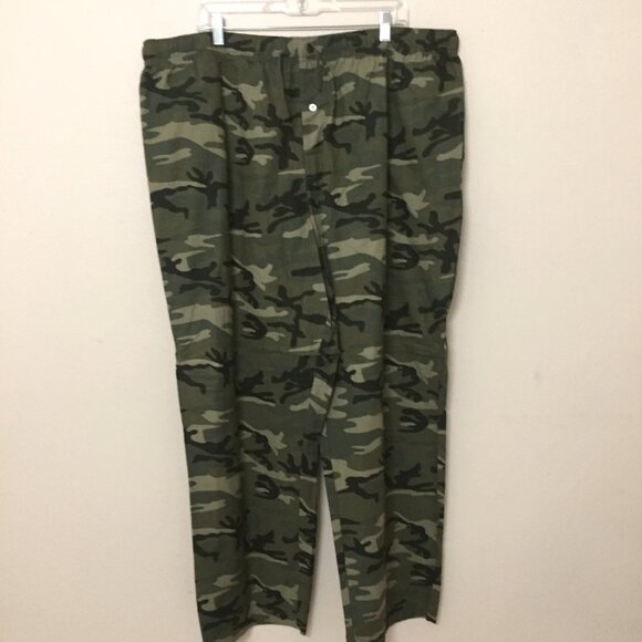 Basic Editions XXL Camo Leisure Bottoms 100% Cotton - Picture 1 of 4